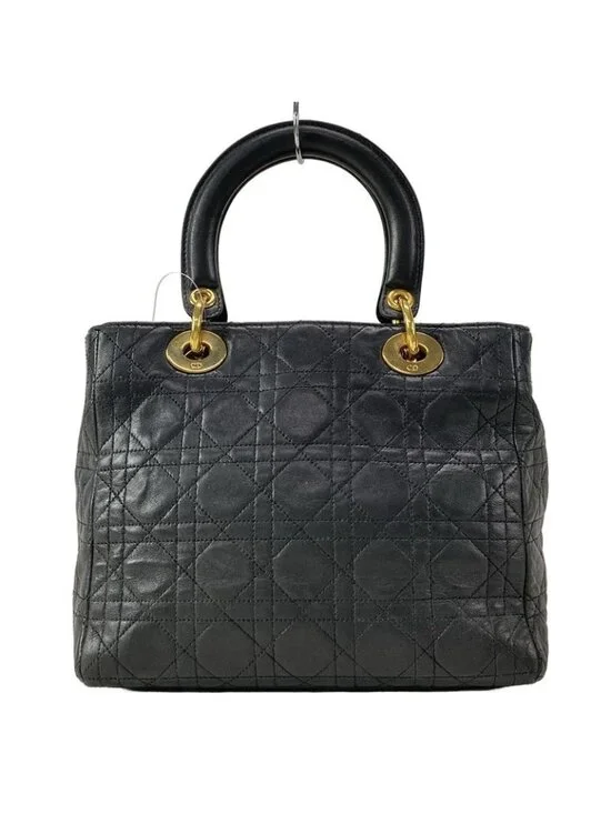 ★SOLD★ Dior Handbag Lady Bag Black Leather - Picture 3 of 16